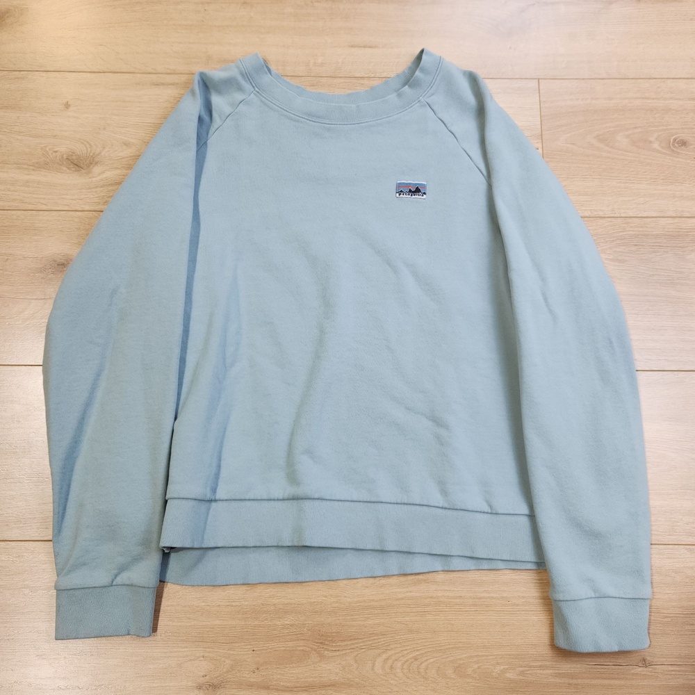 Patagonia Regenerative Organic Certified Cotton Essential Top Womens XL Blue
